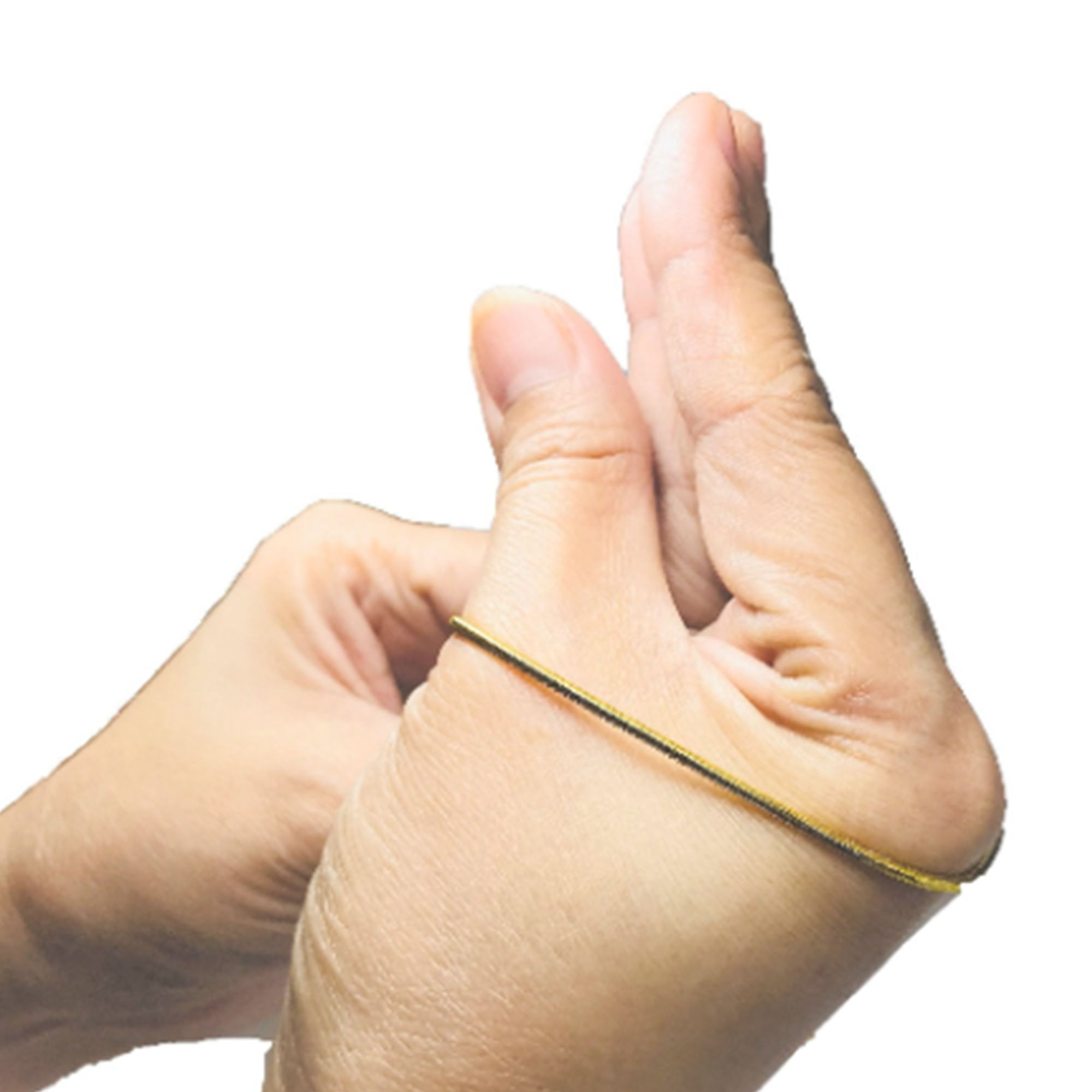 Solid Silver 4.5MM Bamboo Bangle - Image 3