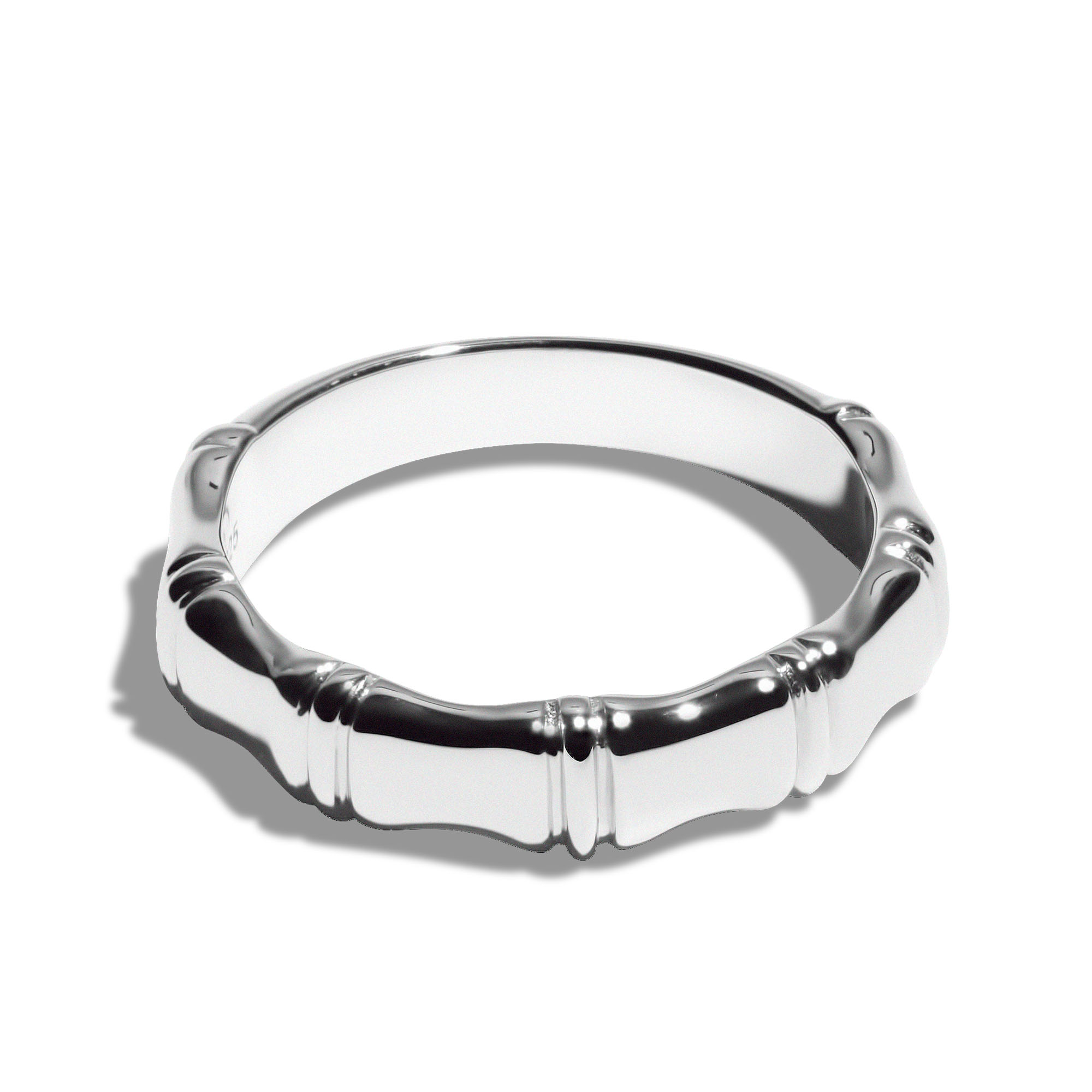 Solid Silver Men's Wedding Band - Image 2