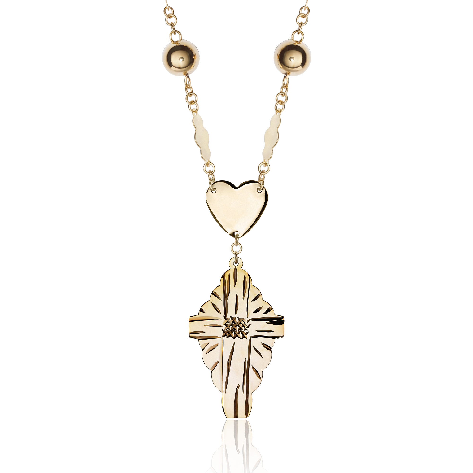 14K Spanish Rosary Necklace