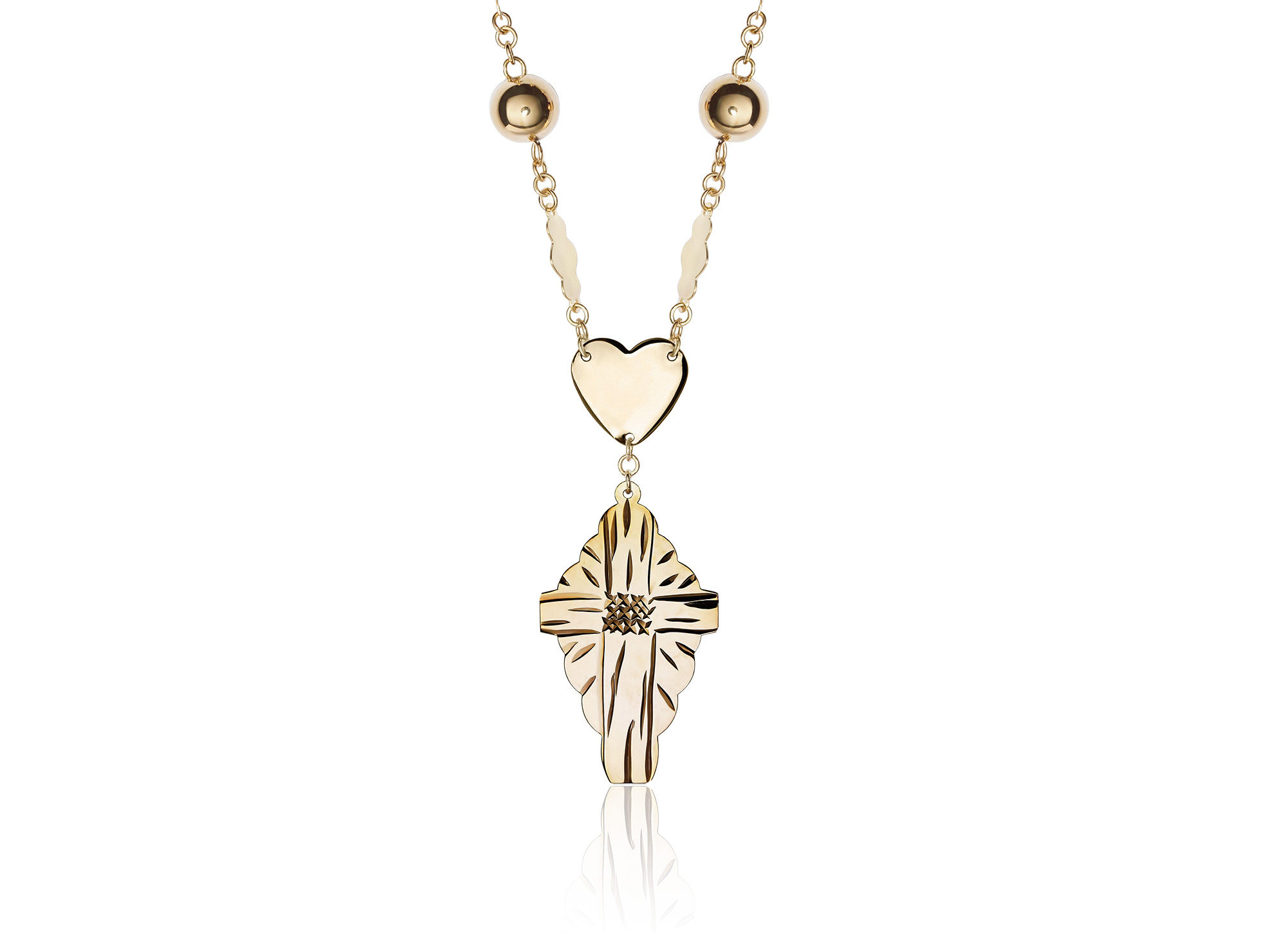14K Spanish Rosary Necklace - Image 3